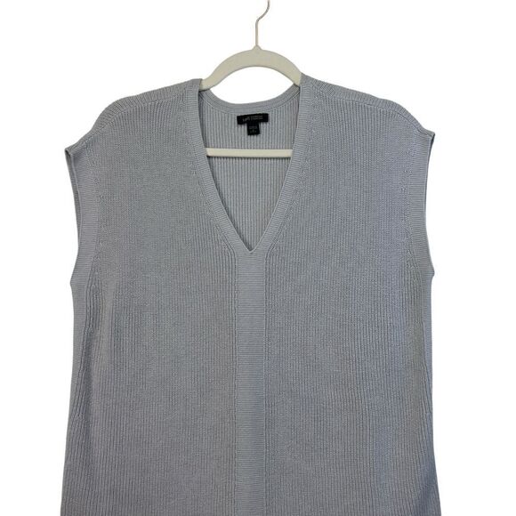 J. Jill Wearever Collection Marble Grey Tunic Top Size MP - Picture 2 of 12